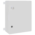 Armadietto di controllo 47 24 50 cm in plastica ABS robusto alloggiamento vuoto x x grigio per officina e esterni resistente alle intemperie