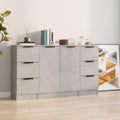 Armadio Avilia Modulare a 2 Ante in PVC 68 x 39.5 x 85cm Grigio per Interni Basso per Strumenti Armadietto per Esterni