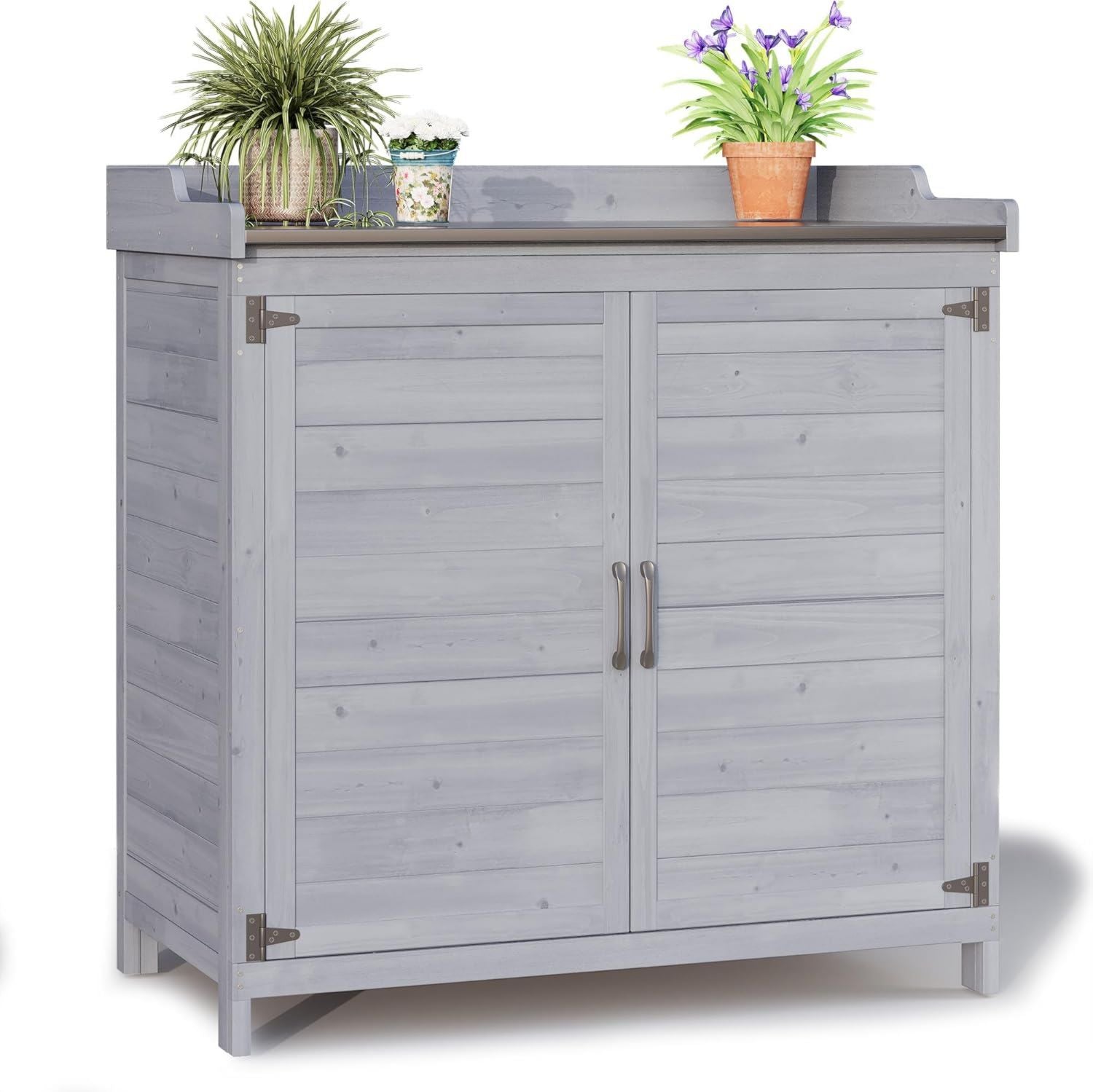 Keter Duotech High Store Plus Casetta per attrezzi da esterno Grigio 170.4 x 140 x 73.6 cm